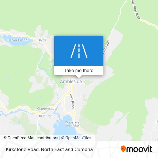 Kirkstone Road map