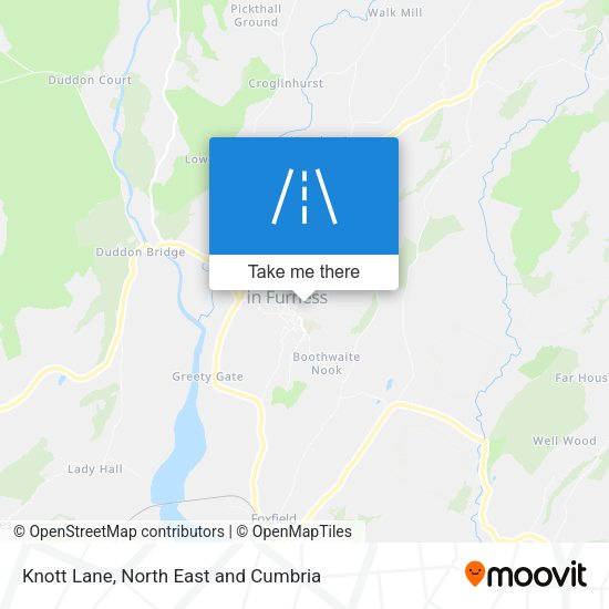 Knott Lane map