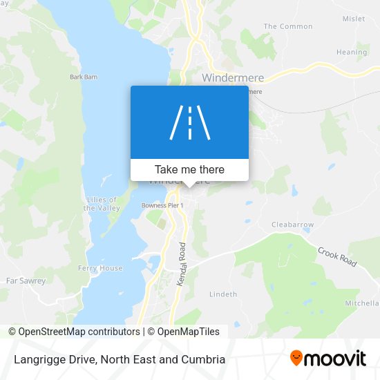Langrigge Drive map