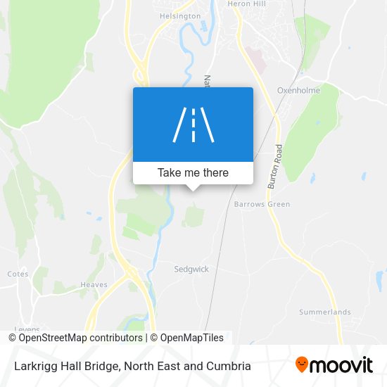Larkrigg Hall Bridge map