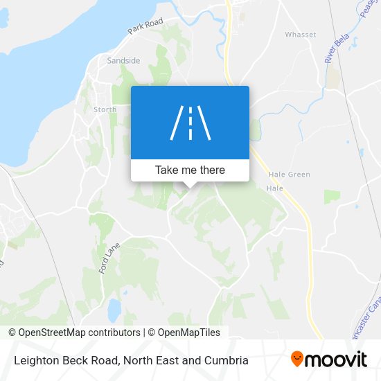 Leighton Beck Road map