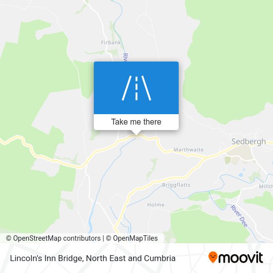 Lincoln'S Inn Bridge map