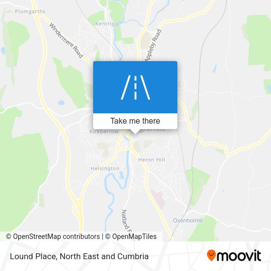 Lound Place map