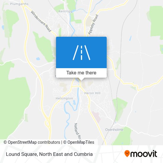 Lound Square map