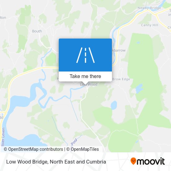 Low Wood Bridge map