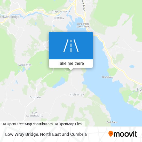 Low Wray Bridge map