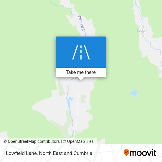 Lowfield Lane map
