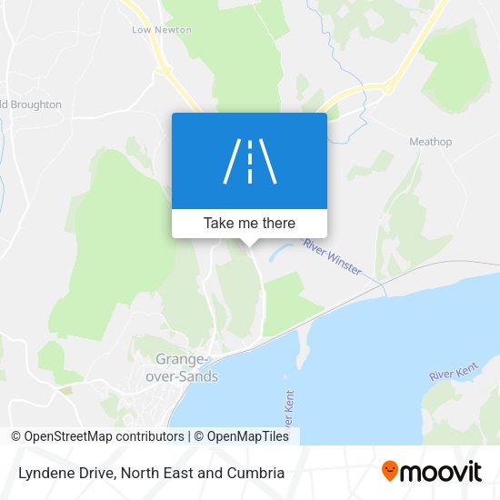 Lyndene Drive map