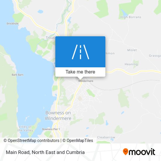 Main Road map