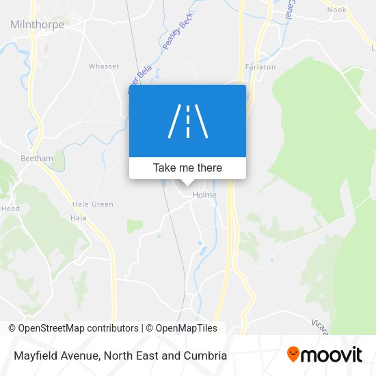 Mayfield Avenue map