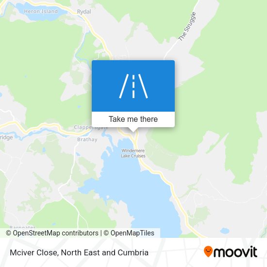 Mciver Close map