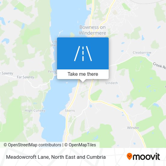 Meadowcroft Lane map