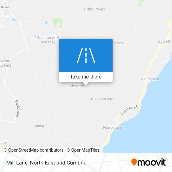 Mill Lane map