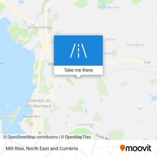 Mill Rise map