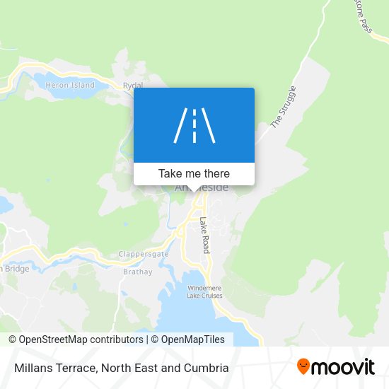 Millans Terrace map