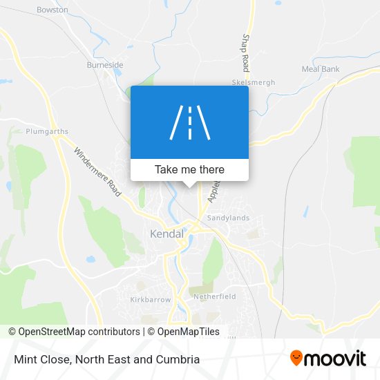Mint Close map
