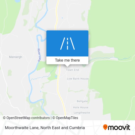 Moorthwaite Lane map
