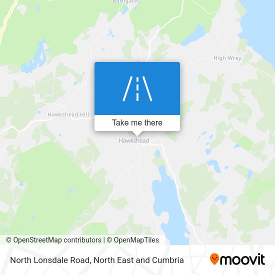North Lonsdale Road map