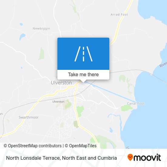 North Lonsdale Terrace map