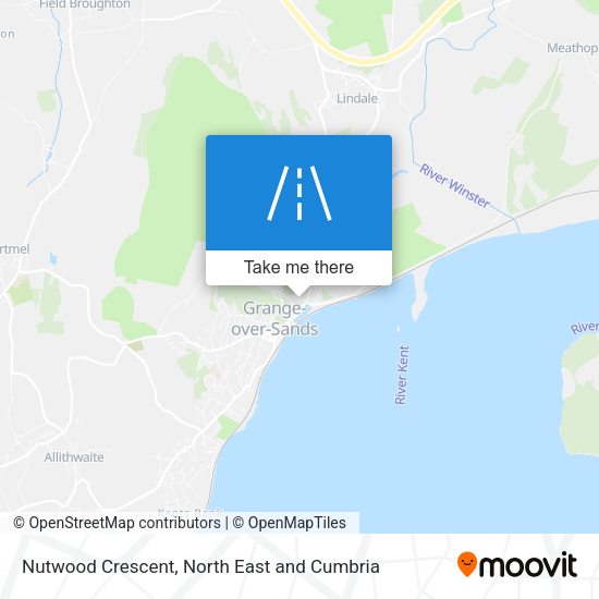 Nutwood Crescent map