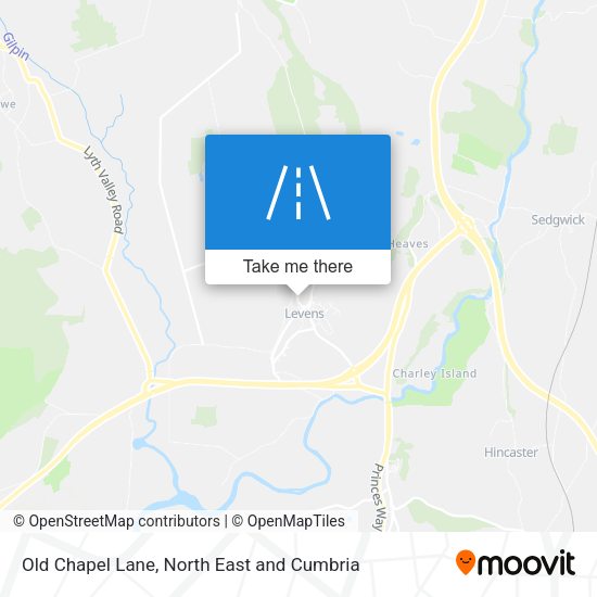 Old Chapel Lane map
