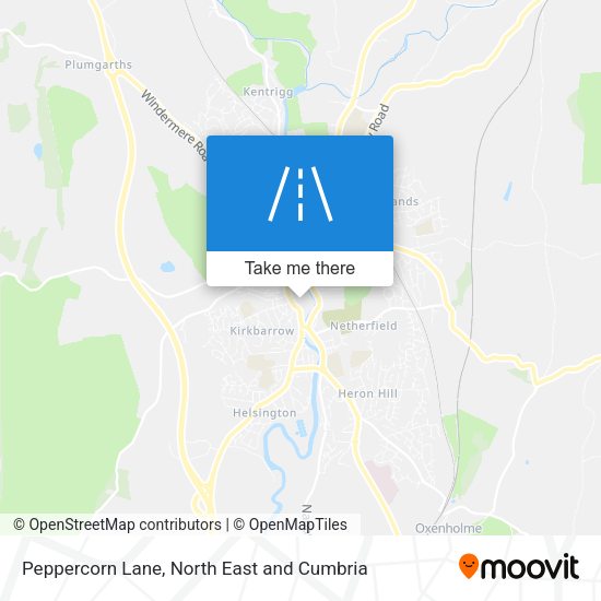 Peppercorn Lane map