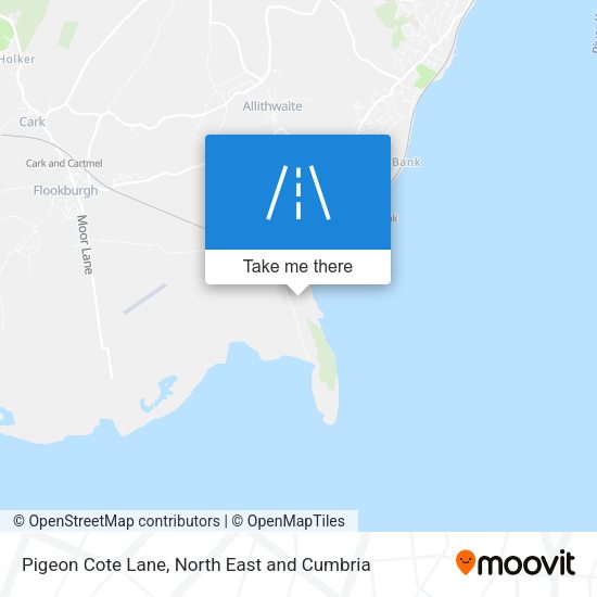 Pigeon Cote Lane map