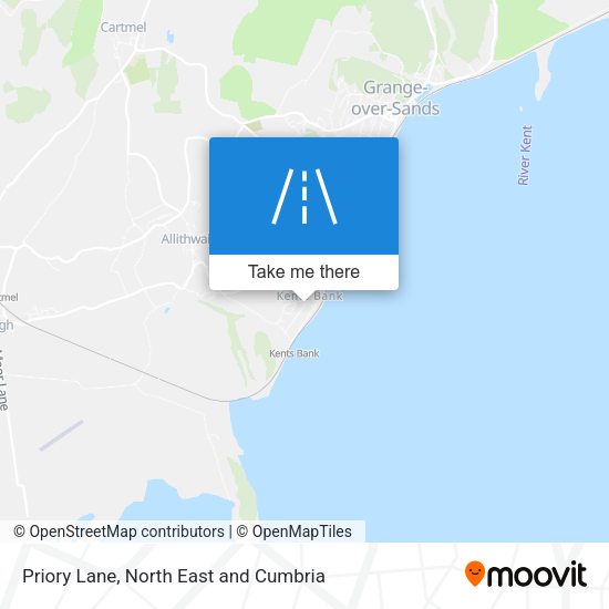 Priory  Lane map