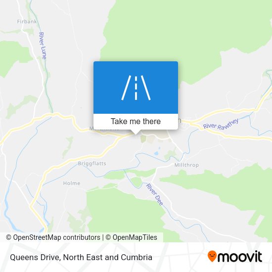 Queens Drive map