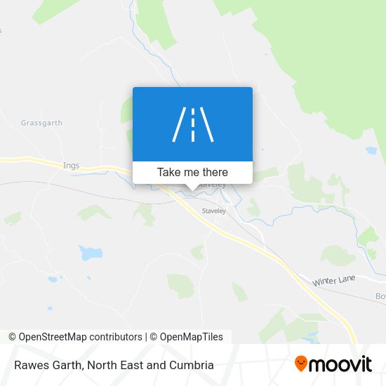 Rawes Garth map