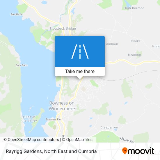 Rayrigg Gardens map