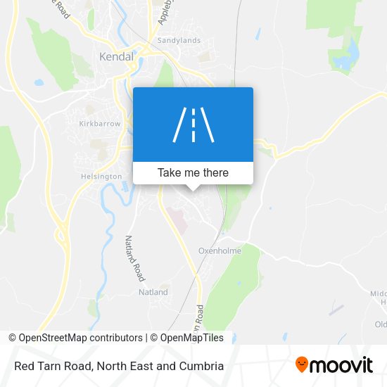 Red Tarn Road map