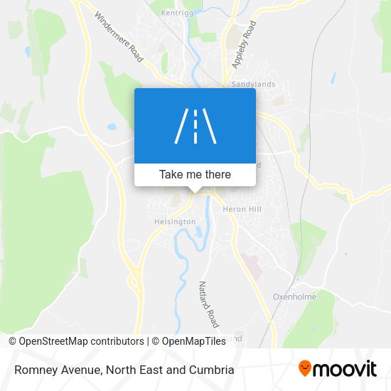 Romney Avenue map