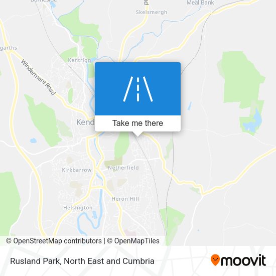 Rusland Park map