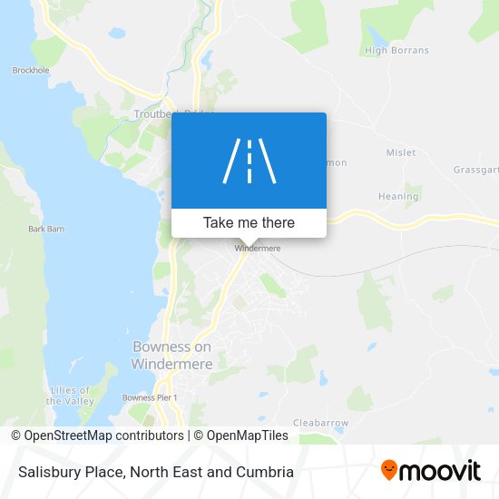 Salisbury Place map