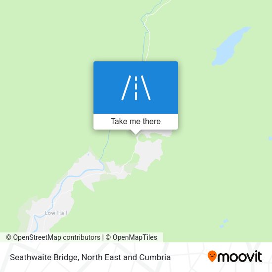 Seathwaite Bridge map