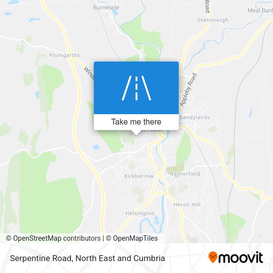 Serpentine Road map