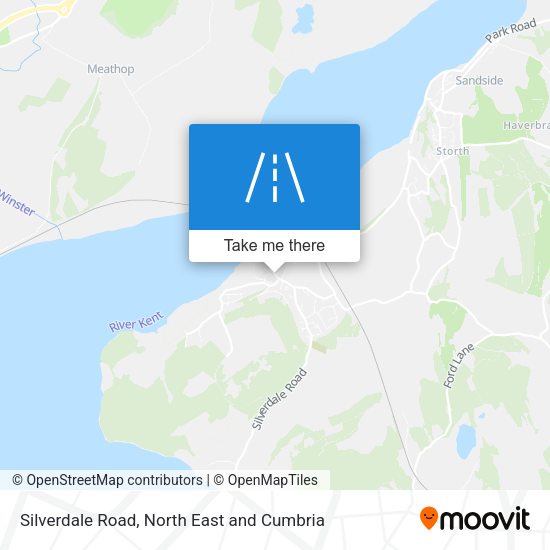 Silverdale Road map