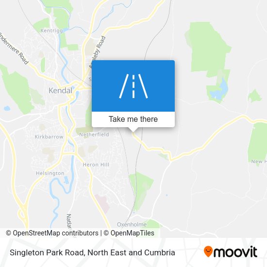 Singleton Park Road map