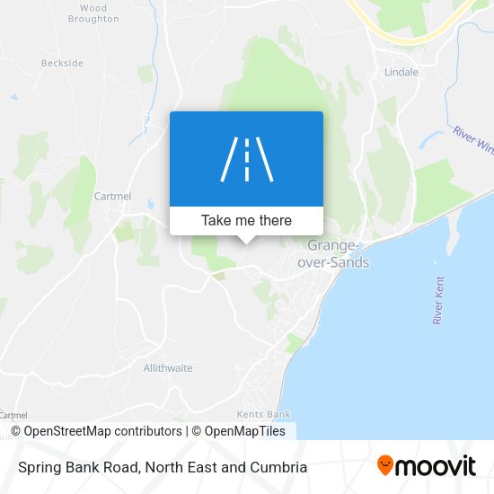 Spring Bank Road map
