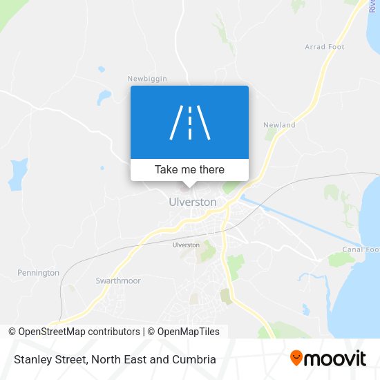Stanley Street map
