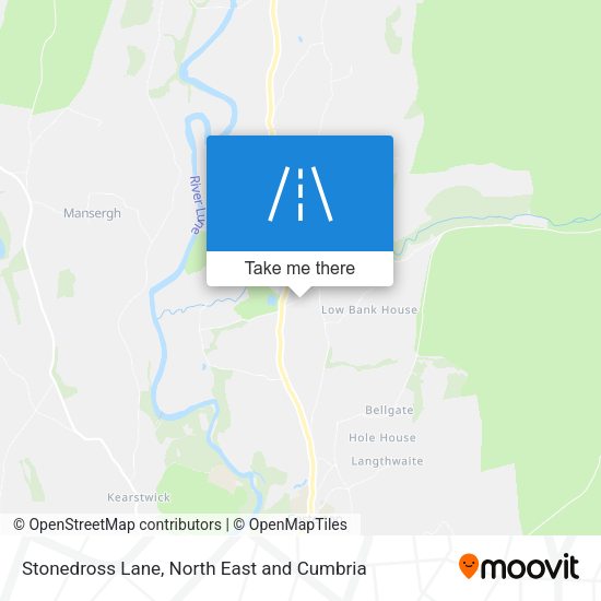 Stonedross Lane map