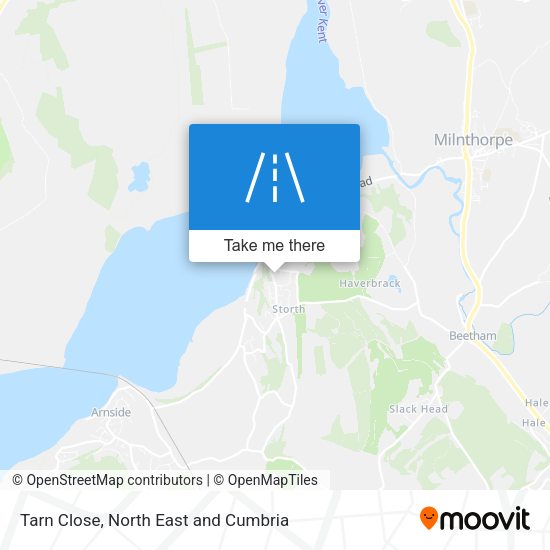 Tarn Close map