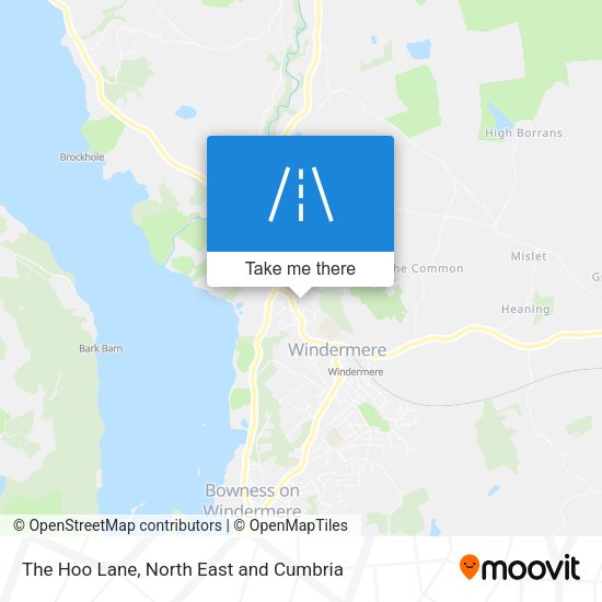 The Hoo Lane map