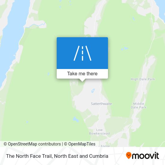 The North Face Trail map