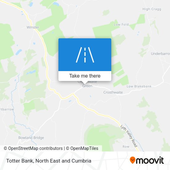 Totter Bank map