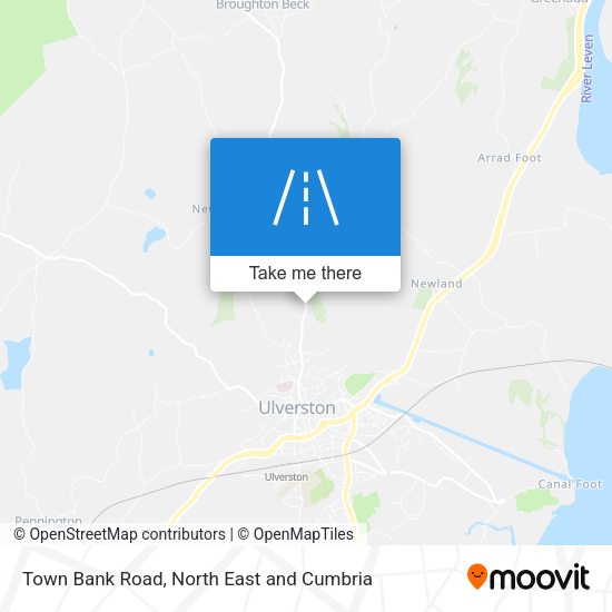 Town Bank Road map