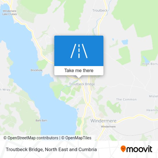 Troutbeck Bridge map