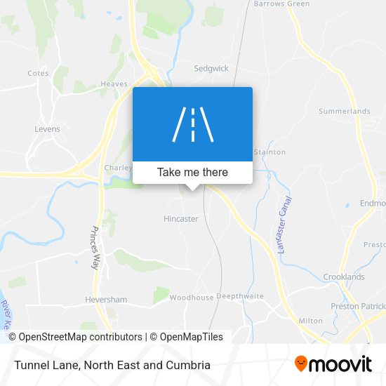 Tunnel Lane map