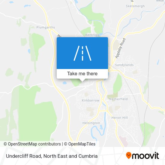 Undercliff Road map